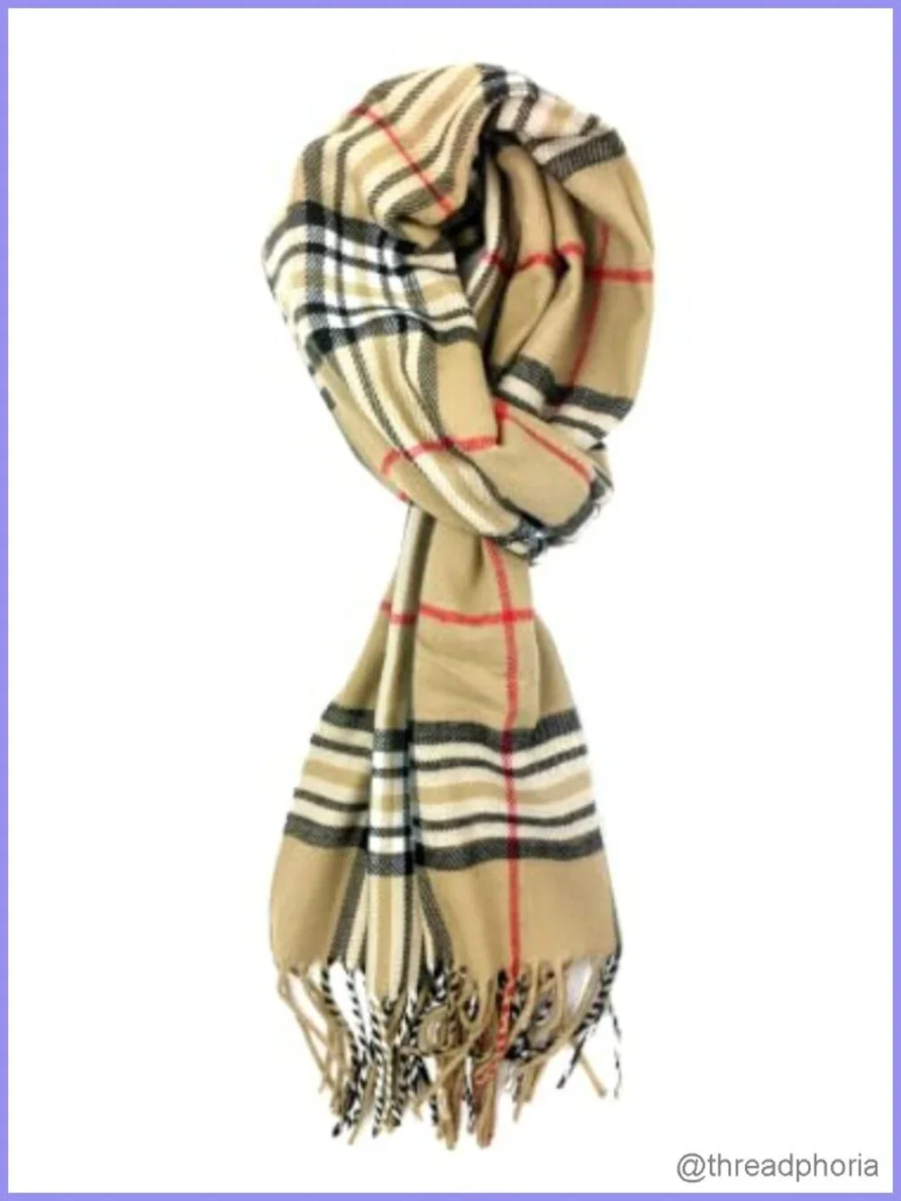 Luxurious Cashmere Feel Winter Scarf Unisex Plaid Shawl Stole 70